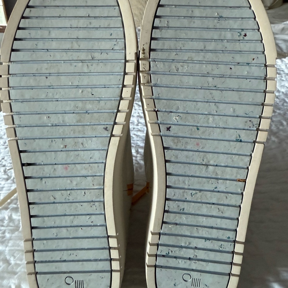 Stylish Oncept White and Tan High-Top Sneakers - Picture 10 of 11